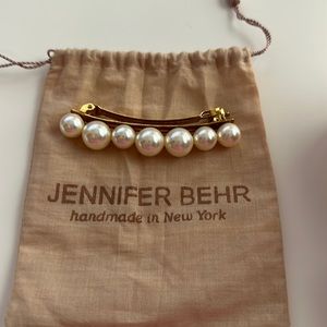 Jennifer Behr pearl hair barrette, Never worn